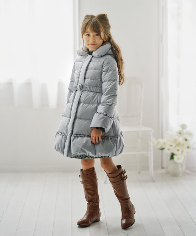 組曲 KIDS 【19-24㎝】ロングブーツ キャメル系