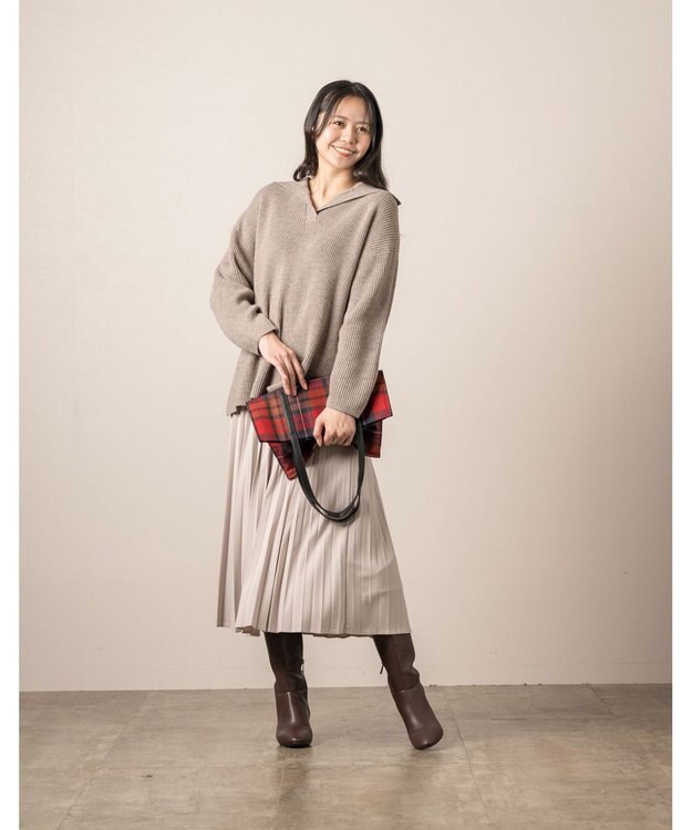 ONWARD Reuse Park 【UNFILO】スカート秋冬 ベージュ