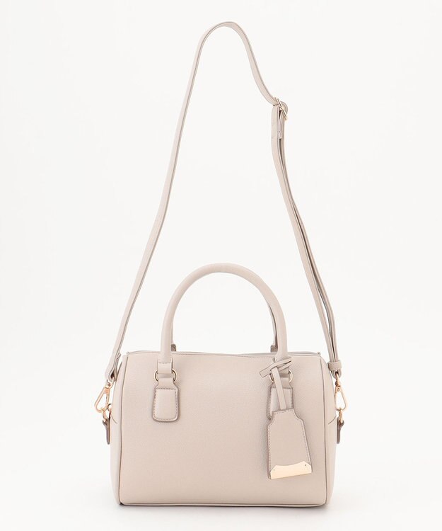 ANY SIS 【2WAY】カラーミニボストン バッグ グレージュ