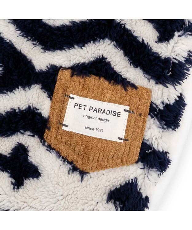 PET PARADISE ペットパラダイス  スリーパー 《カントリー柄》 ホワイト×ネイビー