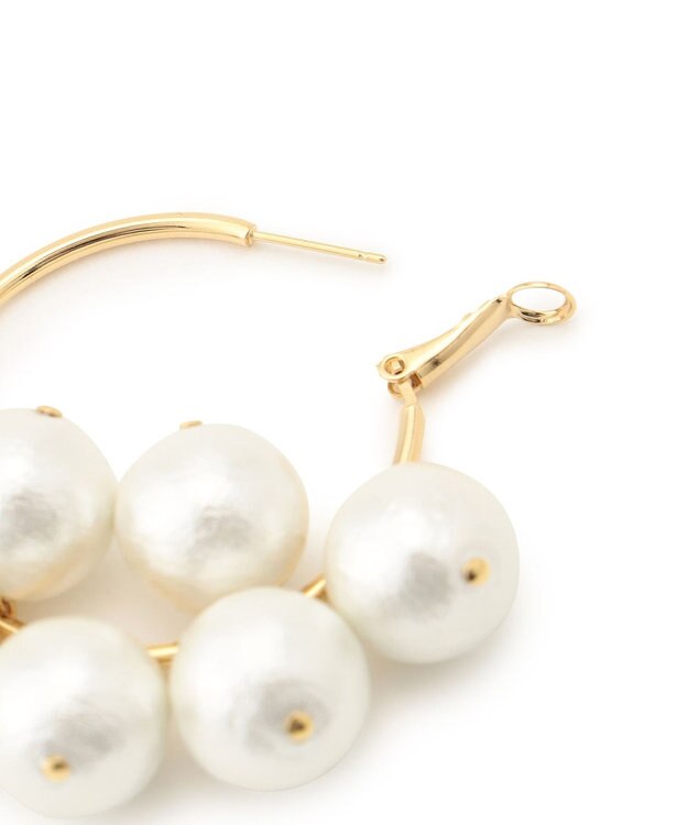 GRACE CONTINENTAL MOY paris Aria ピアス ホワイト