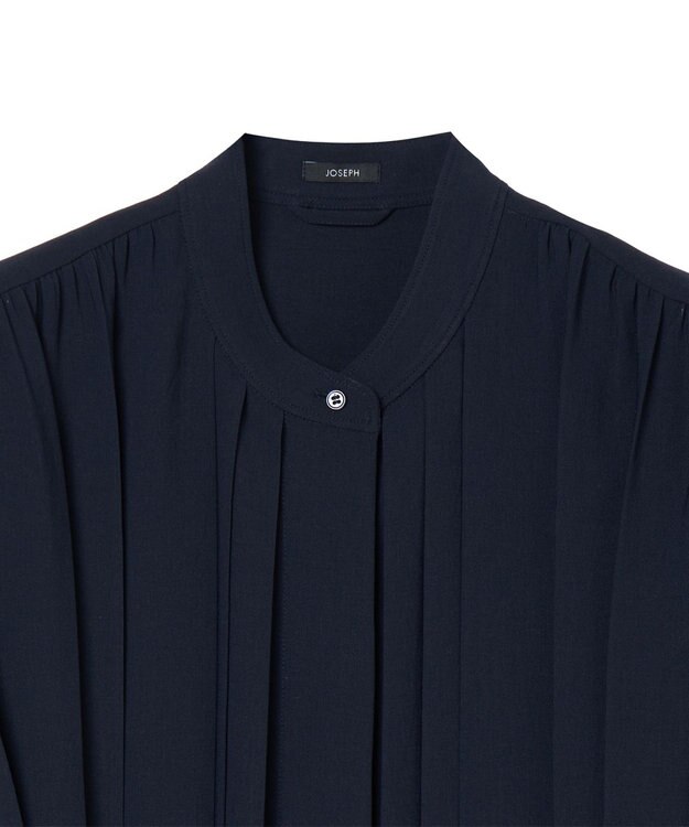 JOSEPH エアリープリッセ　ドレス Navy