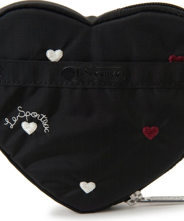 LeSportsac HEART WRISTLET/レッド/ホワイトハートEMB レッド/ホワイトハートEMB