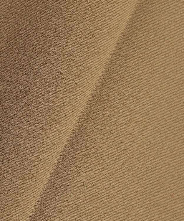 自由区 L 【WEB限定カラーあり/洗える/撥水加工】TRギャバ ワイドクロップドパンツ キャメル系