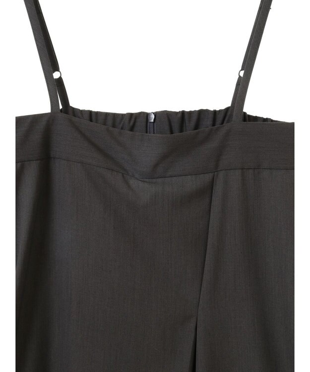 Green Parks armonia．ラップサロペット Charcoal Gray