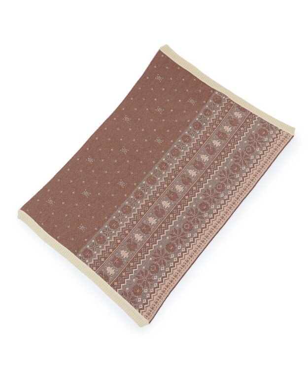 Mother garden マザーガーデン ふわんこ ニット ひざ掛け 70cm×100cm マルチカラー