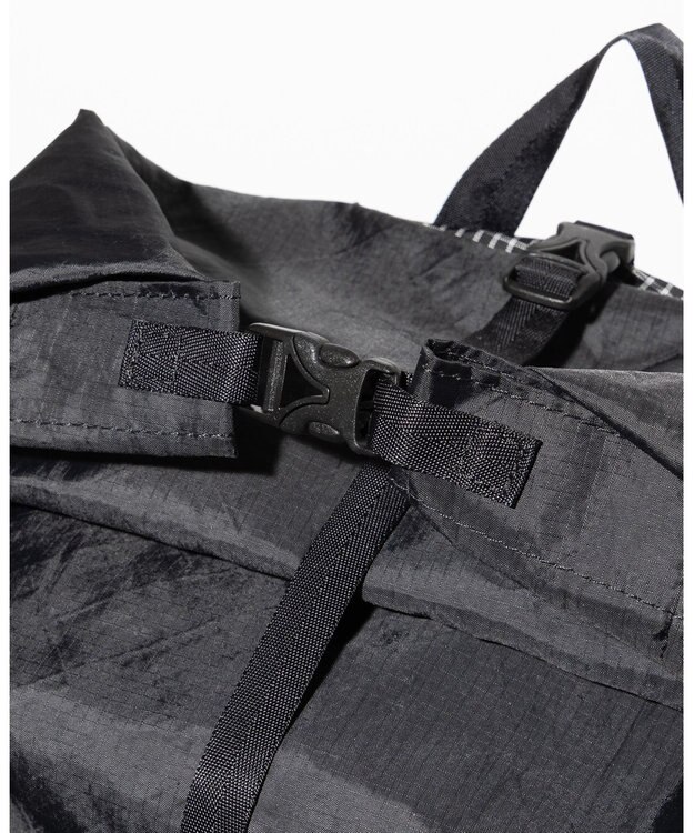 JOSEPH ABBOUD MOUNTAIN 【軽量/ECO撥水/サスティナブル素材/サコッシュが取り外せる】リサイクルリップストップ バックパック 33L ブラック系