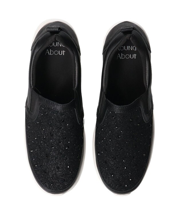 Bridget Birkin 【Round About】スリッポンヒールスニーカー ブラックコンビ