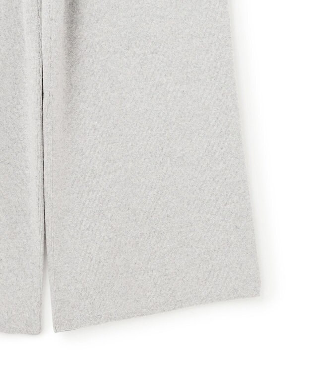 23区 L 【見上愛さん着用/洗える】カシミヤブレンド ニット パンツ ライトグレー系