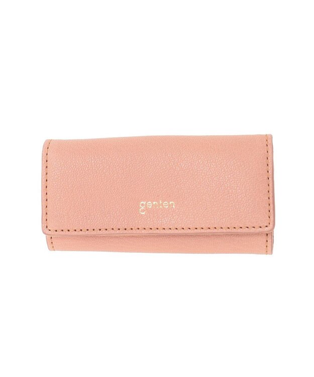 genten フレスコ キーケース ピーチベージュ