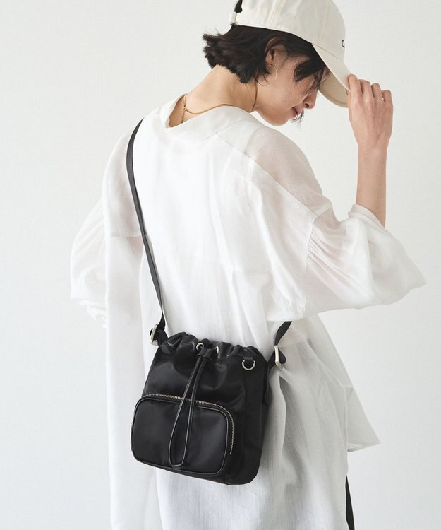 russet 《インフルエンサースタッフ企画》マルチショルダーバッグ(CE-1708) Black