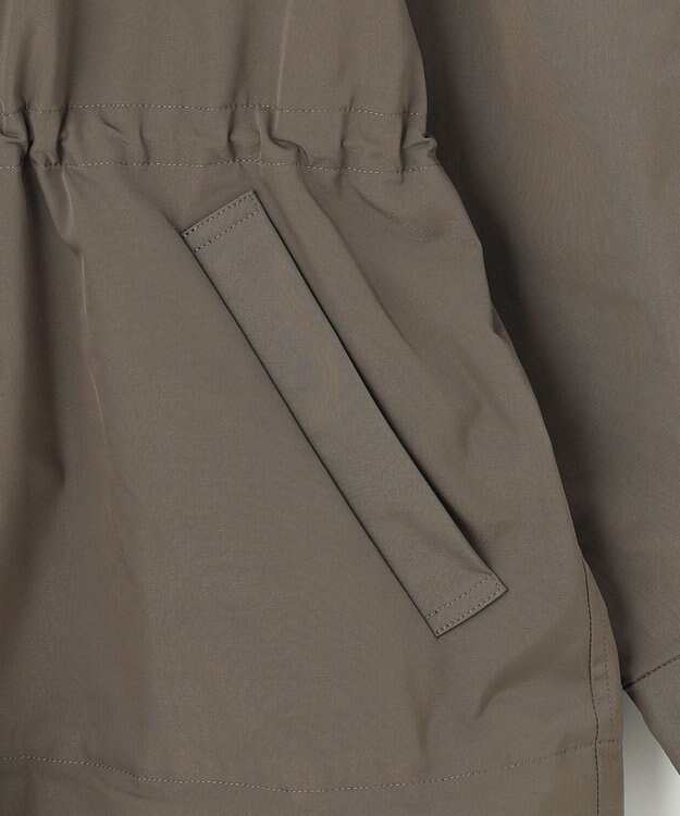 自由区 L 【撥水加工/洗える】キルトコンビアウター ダークブラウン系