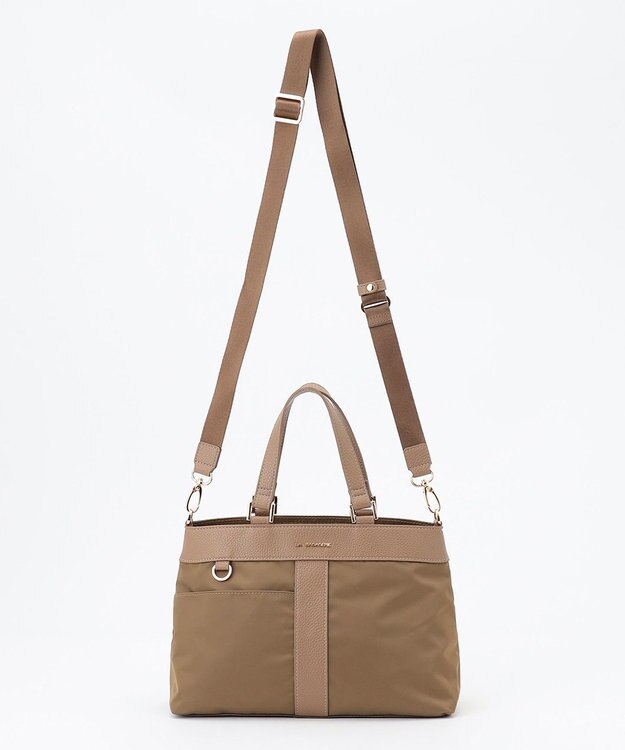 LA BAGAGERIE コンビ2WAYトートバッグ SMALL ベージュ