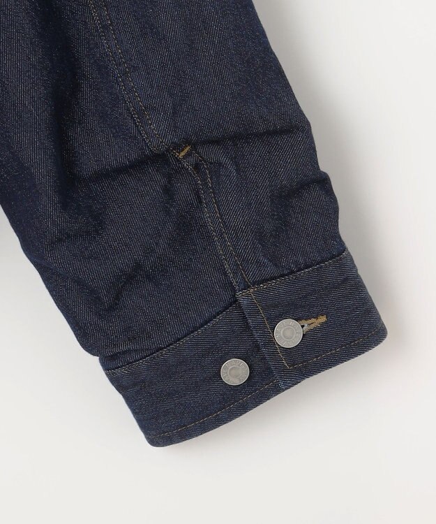 NAVE 【ReNAVE・洗える/中綿】ライトデニム ブルゾン ネイビー系