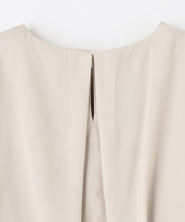 ANY L 【ウエストゴム】プリーツワンピース ベージュ