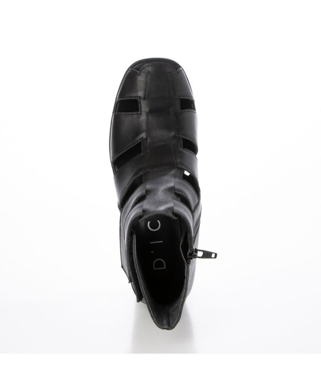 MODE ET JACOMO <D'ICI>グラディエーターウエッジブーツサンダル ブラック