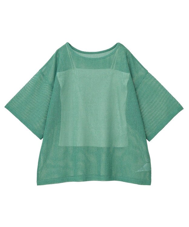 AMERICAN HOLIC SET メッシュプルオーバー+キャミソール Green