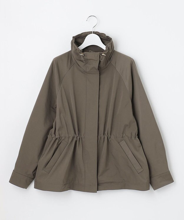 自由区 L 【撥水加工/洗える】キルトコンビアウター ダークブラウン系