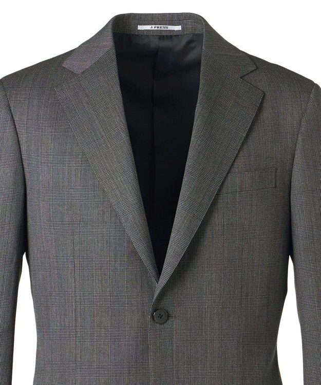 J.PRESS MEN 【WEB・一部店舗限定】グレナカートチェック スーツ / 2B / 背抜き ライトグレー系3