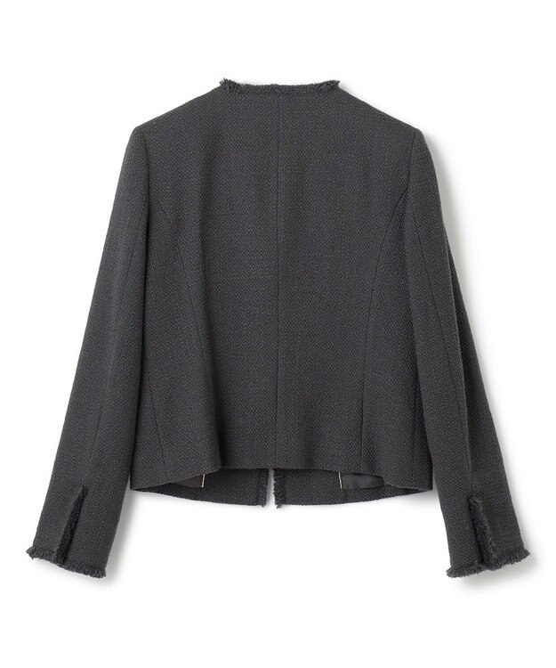 BEIGE， 【S-size】CAMBON / ツイードジャケット C.Gray