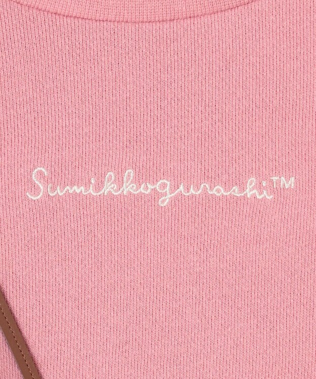 ANY KIDS 【すみっコぐらし】ポシェット トレーナー ピンク×しろくま