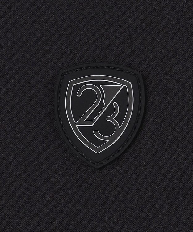 23区GOLF 【MEN】防風ストレッチ エアリージャージオーバーシャツ ブラック系