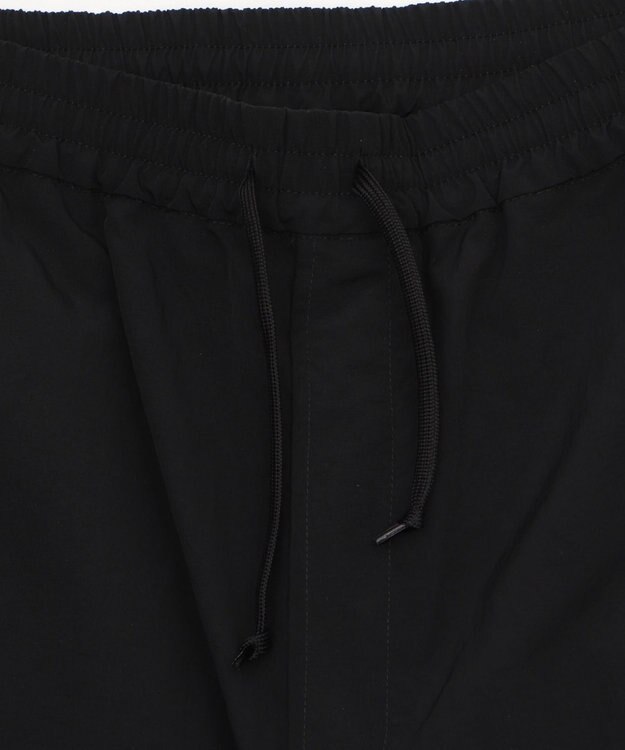 WEGO 【撥水/速乾/ウエストゴム/ユニセックス着用ITEM/MLサイズ展開】ナイロンイージーバギーカーゴショーツ ブラック