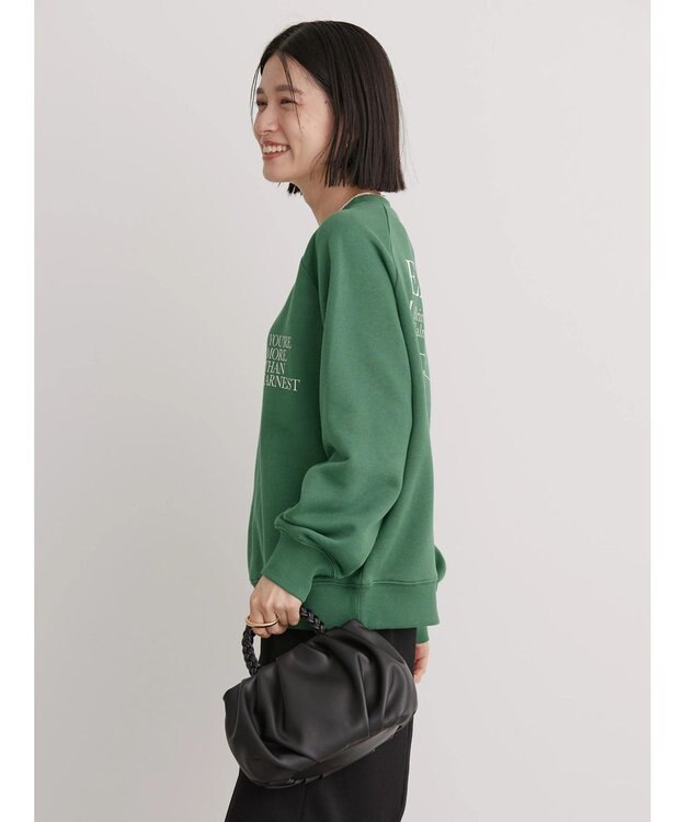 AMERICAN HOLIC ラグランロゴスウェット2 Green