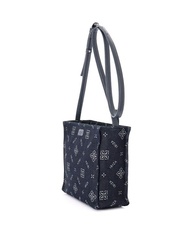 IBIZA アスール　ロゴデニム　ショルダーバッグ 水色