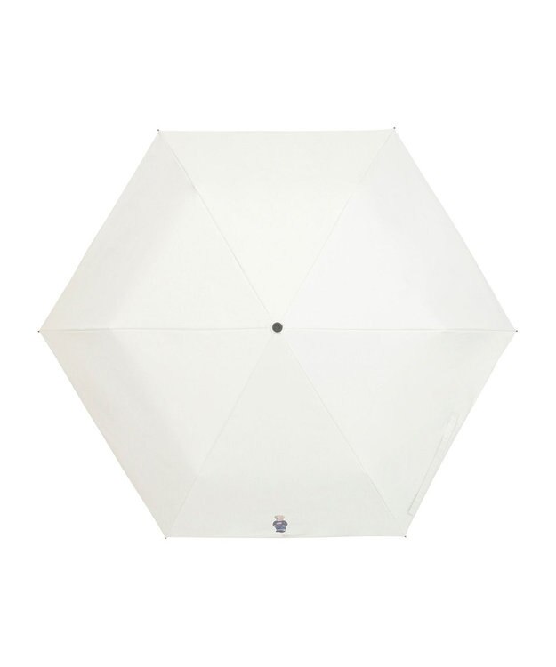 MOONBAT 【WEB限定/遮光率100%/遮熱/UV】POLO RALPH LAUREN（ポロ ラルフローレン）晴雨兼用日傘 ポロベア 無地 折りたたみ傘 自動開閉 オフホワイト