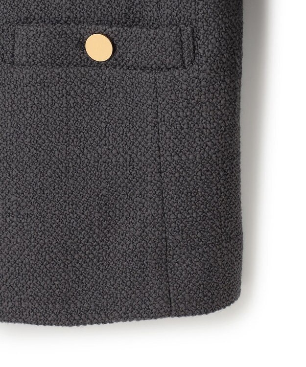 BEIGE， 【S-size】CAMBON / ツイードジャケット C.Gray