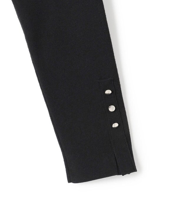 23区 【滝沢眞規子さん着用/一部店舗限定/洗える】ニットコンビジャカード ワンピース ブラック系