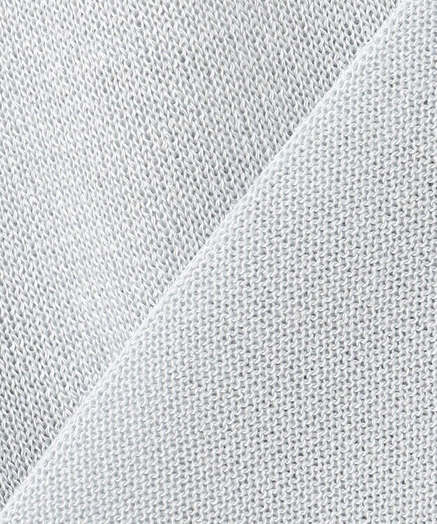 23区 【洗える】シャイニーシアー ドルマン ニット スカイブルー系