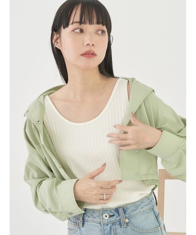 earth music&ecology ２ＷＡＹネックタンクトップ Off White