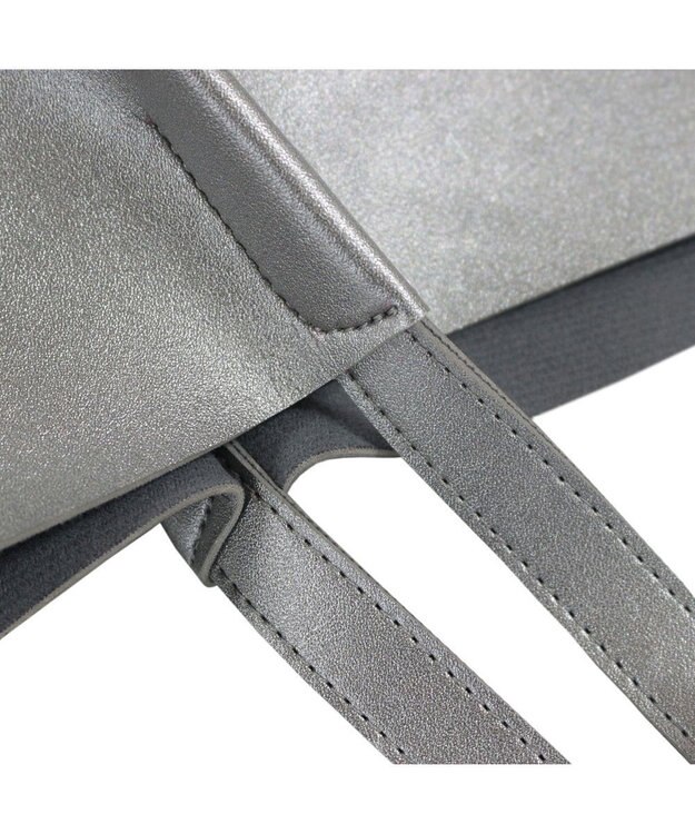 ROOTOTE 0188【オフィシャルストア限定】LT.ミディアム.レザレット.RTG-A 02：ダークシルバー