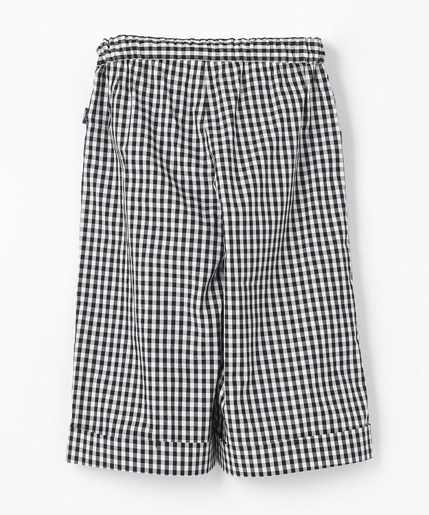 組曲 KIDS 【110-140cm】ギンガム パンツ ブラック系3