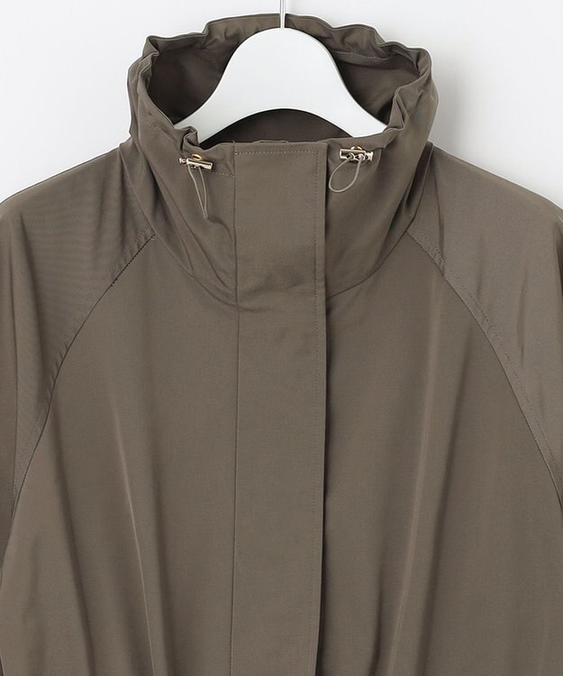 自由区 L 【撥水加工/洗える】キルトコンビアウター ダークブラウン系