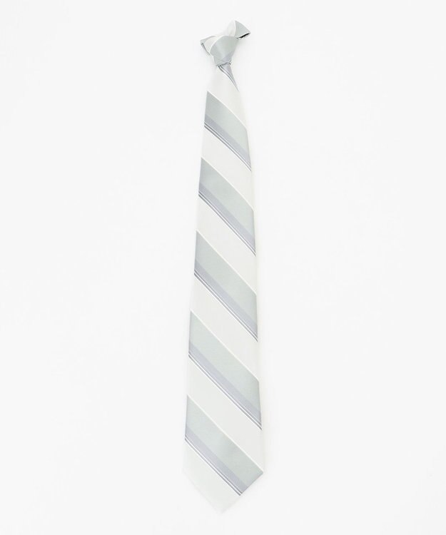 J.PRESS MEN 【BLACK】フォーマルレジメンタルネクタイ ライトグレー系2