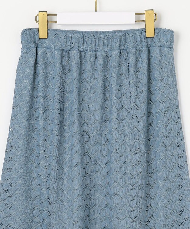 ANY SIS 【洗える】レースマーメイド スカート ライトブルー