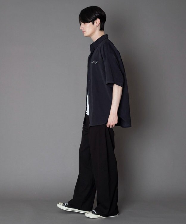 WEGO カバーフィットバルーンスラックス ブラック