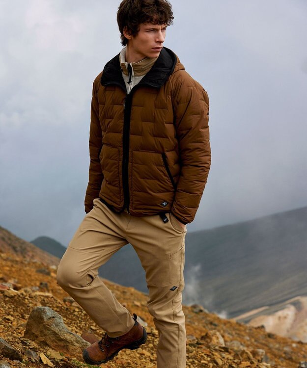 JOSEPH ABBOUD MOUNTAIN 【イージーケア/速乾性/ライナードッキング対応・軽量糸使用】 コンビジップ ブルゾン アイボリー系