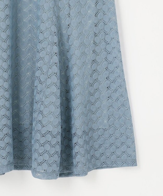 ANY SIS 【洗える】レースマーメイド スカート ライトブルー