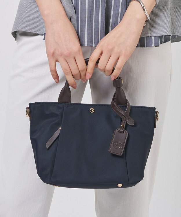 J.PRESS LADIES 【新色登場！・WEB限定カラーあり・2way】ナイロン ポシェット バッグ ネイビー系