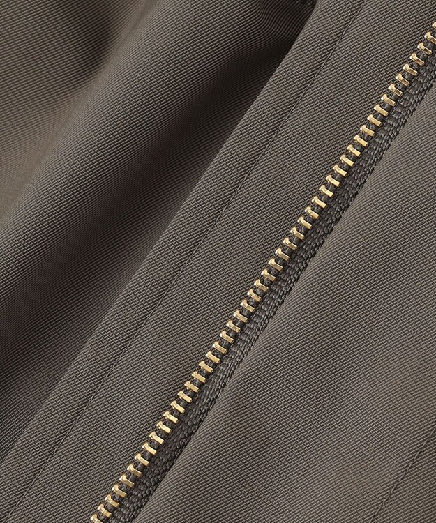 自由区 L 【撥水加工/洗える】キルトコンビアウター ダークブラウン系