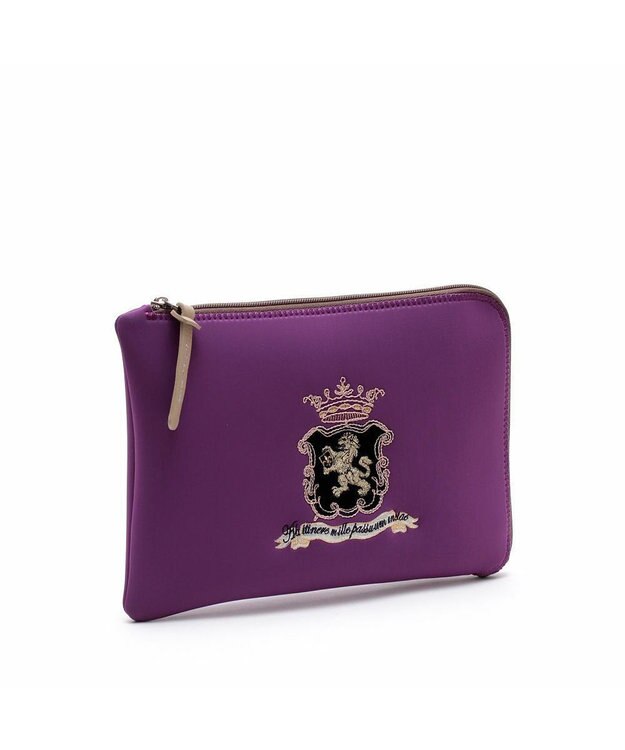 A.D.M.J. 【魔法の様に軽い】マジックライト/スパニッシュファブリックエンブレム刺しゅうフラットポーチ2セット(L/LL) モラド