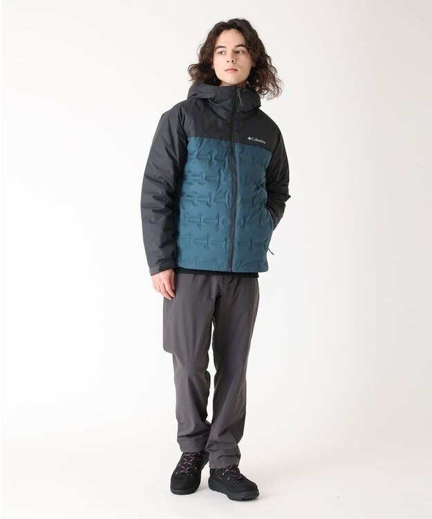 Columbia Columbia/ グランドトレックIIIダウンフーデッドジャケット /コロンビア Everblue、 Shark