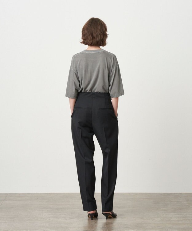 ATON GARMENT DYED 60 FRESCA | ボーイズフィット Tシャツ GRAY