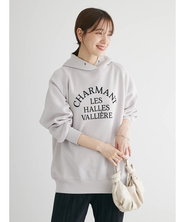 Green Parks 裏起毛裏毛パーカー Light Gray