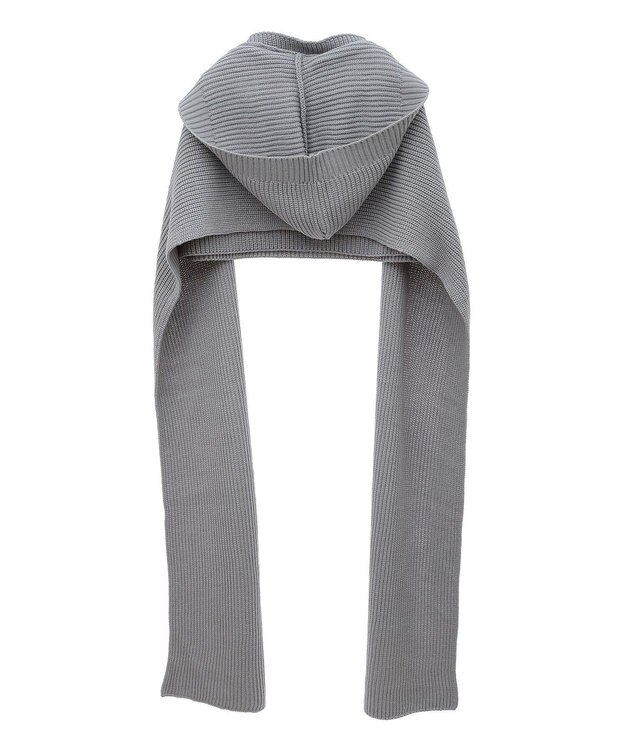 Green Parks フードマフラー＋ケープニット Gray