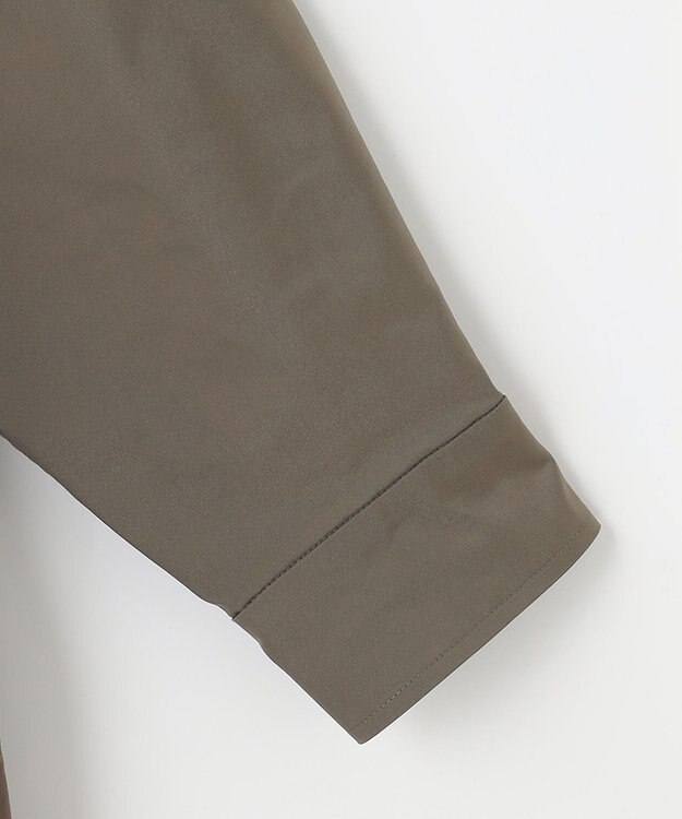 自由区 L 【撥水加工/洗える】キルトコンビアウター ダークブラウン系